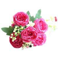 Rose New Years Decor Wedding Decoration Home Flower Decorative 2Pcs