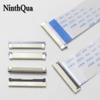 1pcs 40Pin 50/80/100/150/200/250/300mm FFC 0.5MM 40P Clamshell Drawer Up Down Contact FPC Connector socket Flat flexible Cable