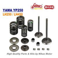 TZ-44 250cc Majesty 250 Valve Assy LINHAI Parts YP250 LH250 ATV QUAD Chinese Motorcycle Engine Spare Nihao Motor