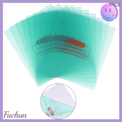 Fuchun หน้ากากเลนส์ป้องกันฝาครอบด้านหน้า,ฝาครอบเลนส์ด้านใน5ชิ้นหน้ากากช่างเชื่อมปรับสีอัตโนมัติ