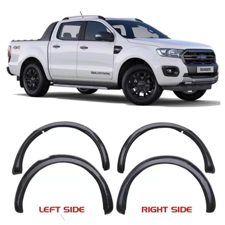 FORD RANGER 2016-2022 Thailand Made Fender Flare Matte Black Slim Type ...