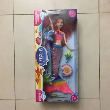 Light up mermaid online barbie waterproof