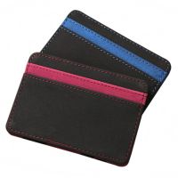 Luggage Men Wallet Fashion Faux Leather Magic Credit Card ID Money Clip Slim Wallet Holder