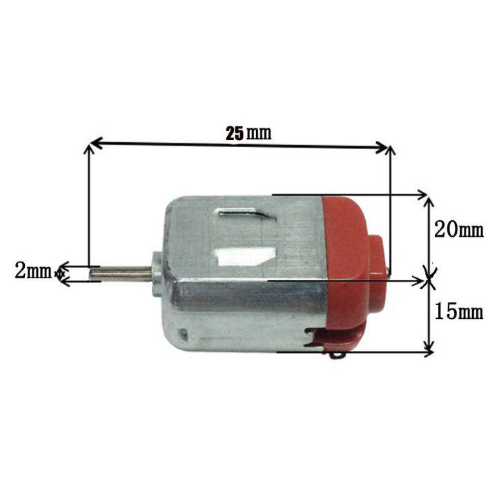 new-chexiuhua-1ชิ้น130จอ-dc-สำหรับ-diy-มอเตอร์สี่ล้อการทดลองทางวิทยาศาสตร์สำหรับของเล่นเรือจำลองอุปกรณ์-diy-ขนาดเล็กสะดวก