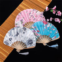 Oriental Fans Bamboo Fans Fan Souvenirs Flower Painting Fans Chinese Style Fans Hand Held Fan