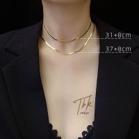 Ddd】tbk สร้อยคอทอง18K สำหรับผู้หญิงโซ่603C