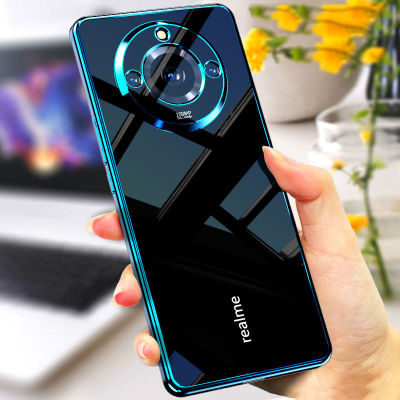 เคสโทรศัพท์ชุบด้วยไฟฟ้าสำหรับ Realme 11 Pro เคสโทรศัพท์แบบซิลิโคนแบบนุ่มรวมทุกอย่างสำหรับ11pro Realme11และฝาครอบ