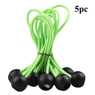 5/10pcsTent High Elastic Bands Plastic Ball Head Bungee Cords Trampoline Baggage Belts Tent Tie Outdoor Camping Tent Accessoriy