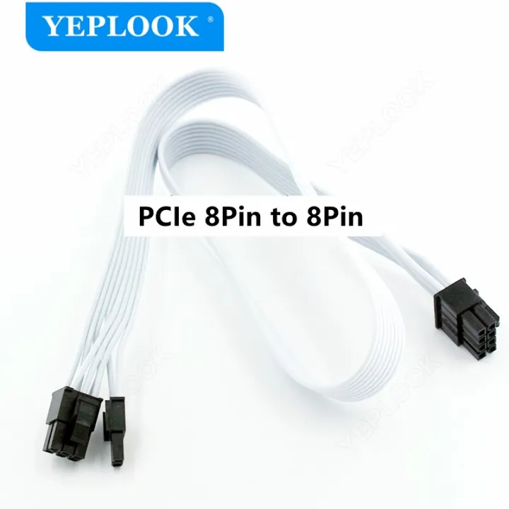 60CM 18AWG PCI-E Dual 8-pin Power Cable For Seasonic Power Supplies