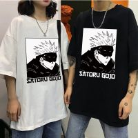 ญี่ปุ่นมังงะSatoru Gojoจุ๋ยวรัทยาKaisen Tshirtชายรอบคอสั้นแขนเสื้อTเสื้อHarajukuเสื้อTops S-5XL