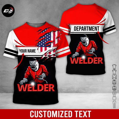 2023 Custom Name Love Welder All Over Printed Clothes NJ216