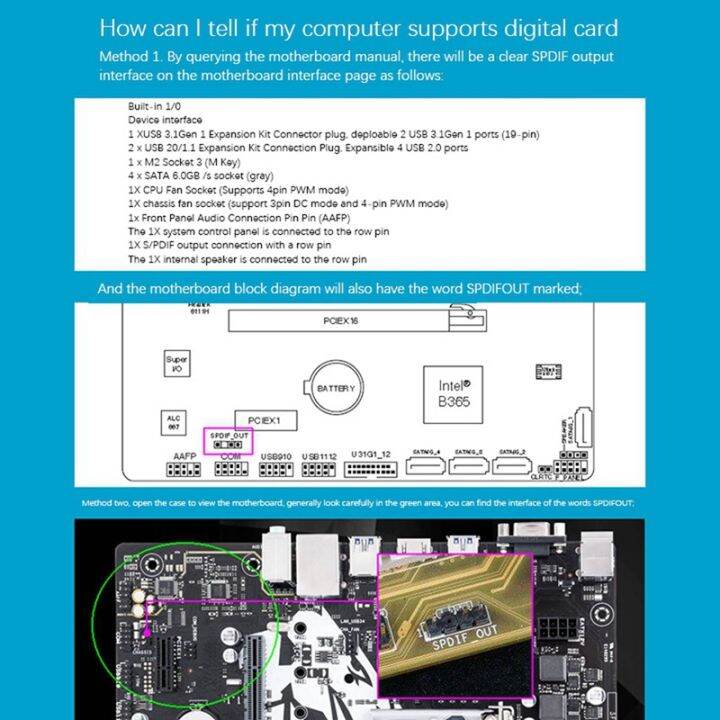 2x-24bit-192khz-daughter-card-spdif-optical-and-rca-out-plate-cable-bracket-digital-audio-output-for-asus-gigabyte