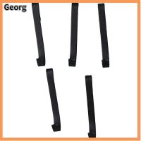 GEORG 5pcs เหล็กไร้สนิม ตะขอสแตนเลสรูปตัว S 62ซม. ค่ะ รูปตัว S ตะขอเกี่ยวใบเล็กตะขอเกี่ยวบัตรแบน ง่ายต่อการพกพา สีดำสีดำ ตะขอ SN AP-ON อุปกรณ์สำหรับห้องครัว