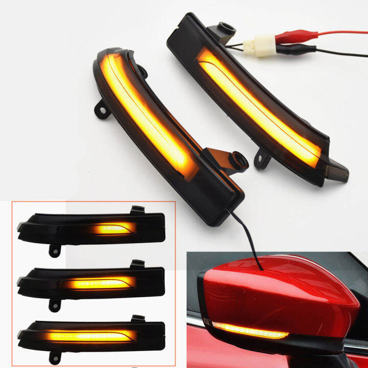 2Piece LED Dynamic Side Mirror Turn Signal Blinker Light Left and Right ...