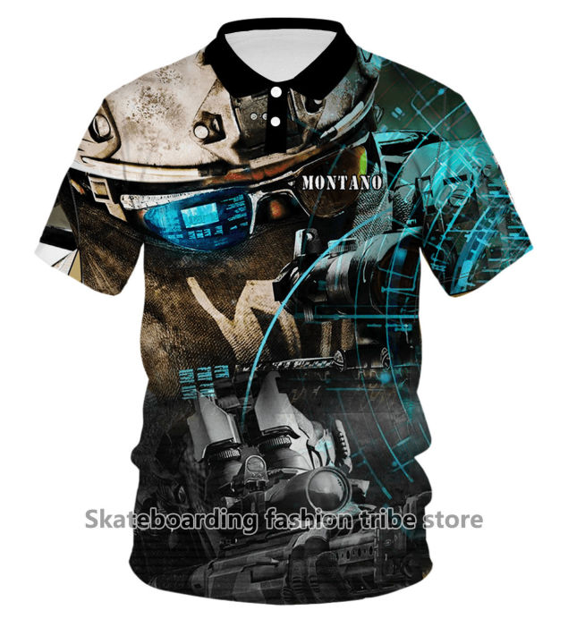 SNIPER TACTICAL POLO SHIRT FULL SUBLIMATION JERSEY POLO SHIRT FOR MAN ...