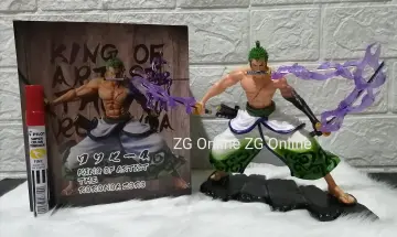 18cm One Piece Gk Roronoa Zoro Action Figure Interchangeable Head