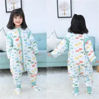 【CW】 Baby Sleeping with Feet  Warm Wearable Blanket Cotton Nightgowns for Infant Toddler Kids Sack New Born