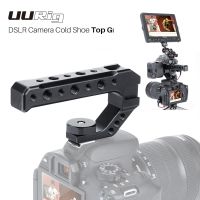 UURig R005 Universal DSLR Camera Rig Top Handle Three Cold Shoe Adapter Mount for LED Light Microphone Metal Cheese Handle Grip