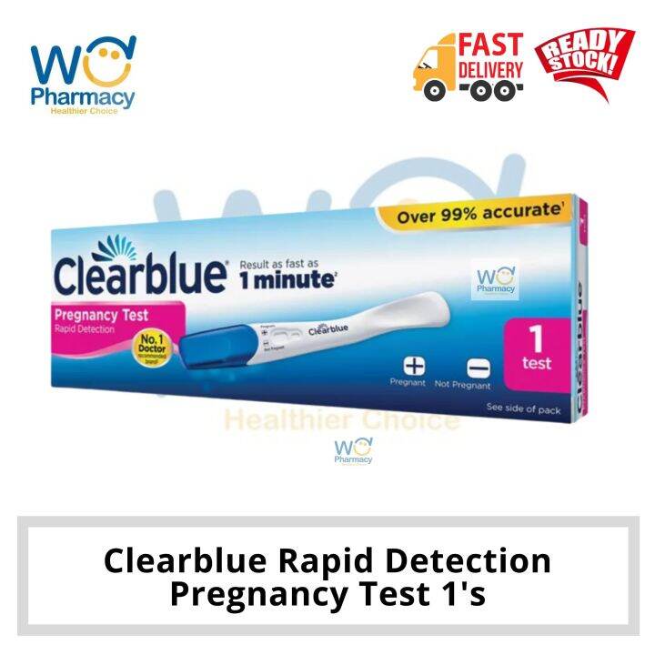 CLEARBLUE Digital Pregnancy Test with Conception Indicator 1's Lazada