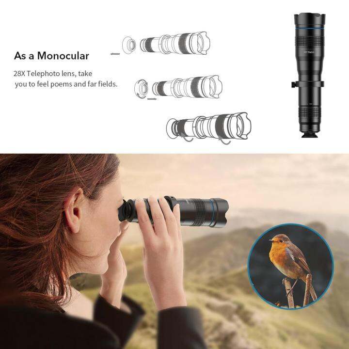 apexel-optic-โทรศัพท์เลนส์กล้องโทรศัพท์มือถือ36x-เลนส์กล้องโทรทรรศน์เทเลโฟโต้-monocular-selfie-ขาตั้งสำหรับ-iphone-huawei-สมาร์ทโฟนทุกแบบth