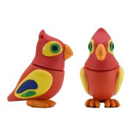 USB Flash Drive Birds Pen drive 4GB 8GB 16GB 32GB 64GB 128GB 256GB Cartoon Parrot Animal pendrive memory flash stick