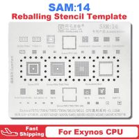 CPU รีบอลลายฉลุ SAM 14สำหรับ Exynos 7870 7884 7885 7904 9610 9611 BGA สำหรับ A50 A30 A10 A70ชิปวงจรรวม PMIC PM ชิปเซ็ตไฟฟ้า