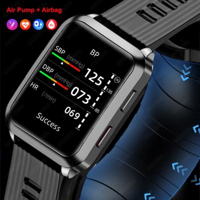 2023 Smart Watch Air Pump Airbag Oscillometric Blood Pressure Measurement Blood Oxygen Body Temperature Smartwatch for men Women