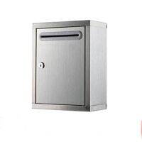 1 Piece Letter Box Silver Letter Box Stainless Steel