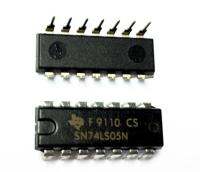 2 ชิ้น SN74LS05N IC Hex อินเวอร์เตอร์ W/OC 14-DIP ls05 74LS05