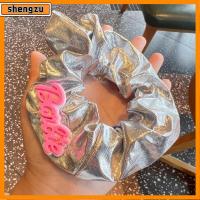 SHENGZU สีทึบทึบ ตุ๊กตาบาร์บี้ scrunchie แฟชั่นสำหรับผู้หญิง อีลาสติก เชือกมัดผม ของใหม่ หางม้าหางม้า ยางรัดผม สำหรับผู้หญิง