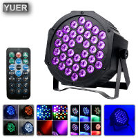 LED Flat Par 36X3W Violet Color Lighting UV With DMX512 For Disco DJ Projector Machine Party Christmas Decoration Purple Pro Dj