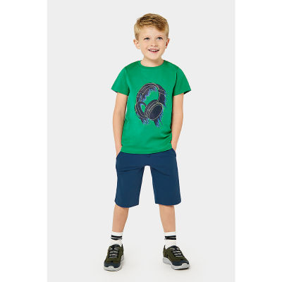 ชุดเซตเด็กผู้ชาย Mothercare Headphones Shorts And T-Shirt Set EB239