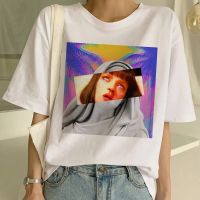 Pulp Fiction Movie Funny Print T-shirt For Women Summer Ulzzang Mia T-shirt Virgin Mary Mia T Shirt Women T-shirts