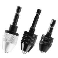 【CW】 1/4 quot; Shank 0.3mm-8mm Keyless Chuck Change  Converter Electric Drills Bits