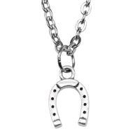 Horse Head And Horseshoe Necklace Jewelry Making Supplies Vintage Fashion Jewelry On The Neck