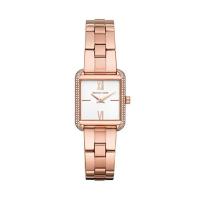 นาฬิกาข้อมือผู้หญิง MICHAEL KORS Lake White Dial Rose Gold Tone Stainless Steel Bracelet Ladies Watc