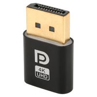 DP Dummy Plug Virtual Display Adapter Edid Headless DP 4K Display Emulator Virtual Displayport อุปกรณ์เสริม Ghost