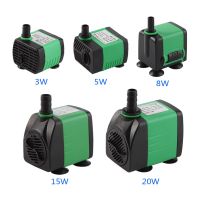 Yingke Ac 220-240V ปั๊มน้ำแบบจุ่มปั๊มน้ำที่เงียบเฉียบสำหรับตู้ปลาตู้ปลาบ่อน้ำพุ Waterpomp 5ชนิด