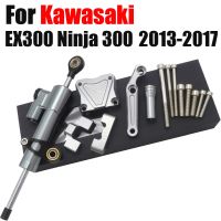 Motorcycle Stabilizer Steering Damper Mounting Kit Bracket Support For Kawasaki EX300 Ninja300 Ninja 300R 2013-2017