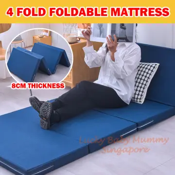 4 fold store mattress