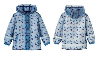 90-105cm TPU Raincoat Rainwear For Children Kids Boys Baby Rain Coat Poncho Jacket Waterproof Trench