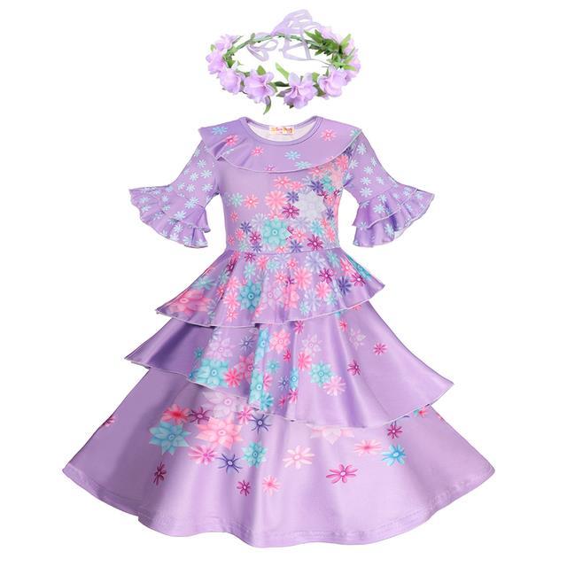 jeansame-dress-disney-encanto-robe-isabela-เครื่องแต่งกายคอสเพลย์สำหรับเด็กผู้หญิง-mirabel-welmores-ชุดเจ้าหญิงเด็กแฟนซีวันเกิดเทศกาลปาร์ตี้เสื้อผ้า