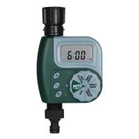 Automatic Water Timer Outdoor Garden Irrigation Controller 1-Outlet Programmable Hose Faucet Timer Garden Automatic Watering Device without Battery Green