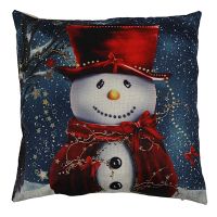 Christmas Snowman Pillow Case Cushion Cover Home Decor Design Throw Pillow Cover Throw Pillow Case