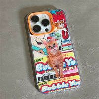 【Hot sales】ins เชือกเส้นเล็กภาพประกอบแมววินเทจ 14Promax แอปเปิ้ล 13 เคสศัพท์ 1112 ผู้หญิงสองชั้น