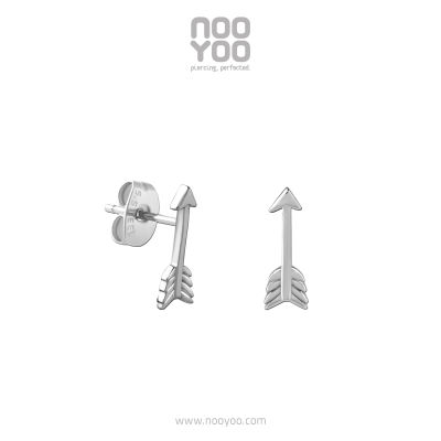 NooYoo ต่างหูสำหรับผิวแพ้ง่าย ARROW Surgical Steel