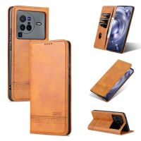 Wallet Case for Vivo X80 Pro Magnetic Flip Cover X80Pro PU Leather Pouch with Pocket