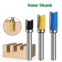 8mm Shank Flush Trim Router Bit Pattern Bit แบริ่งด้านล่างด้านบน 1/2