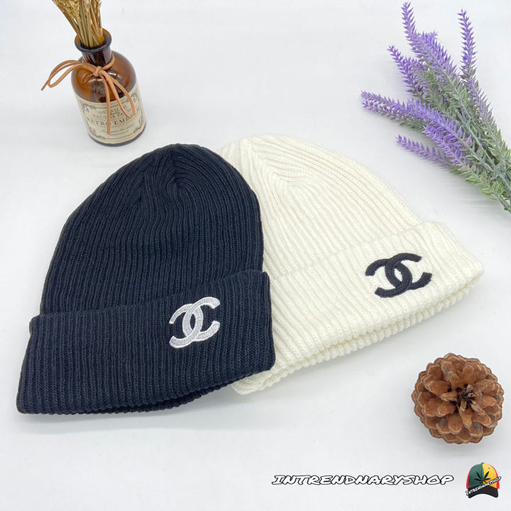 หมวกไหมพรม-หมวกแชแนล-cl-แบบ2-สี-ใส่หน้าหนาว-คุณภาพดี-100-ใส่ง่าย-สะดวกสบาย-สินค้ามีพร้อมจัดส่ง-unisex-autumn-winter-beanies-fashion-hat-2022