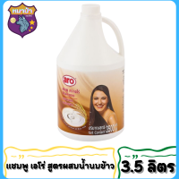 aro Shampoo เอโร่ แชมพู สระผม สูตรผสมน้ำนมข้าว แบบแกลลอน 3500 มล.